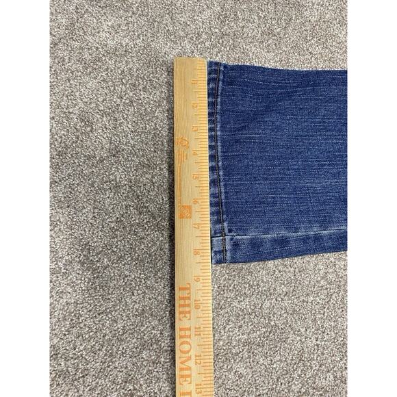 Y2k Grunge Streetwear Gap bootcut jeans sz 4R low rise dark wash Rodeo Western - Picture 13 of 13